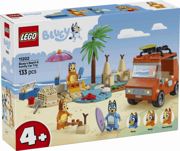LEGO Bluey - Excursión Familiar a la Playa de Bluey - 11202