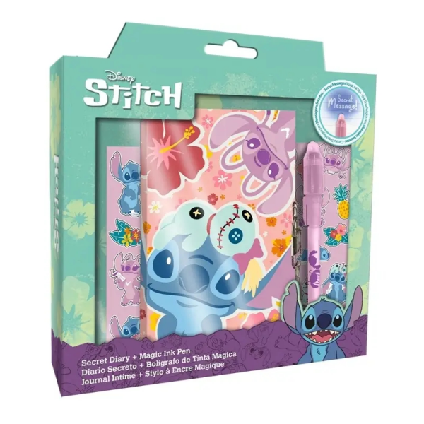 Diario Secreto con Boligrafo Magico Stitch