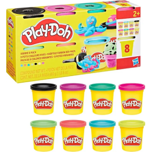 Play Doh Pack 8 Botes Brillantes Hasbro
