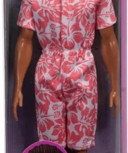 Ken Fashionista Mulato Pelo Trenzas Mono Flores Mattel HYT99