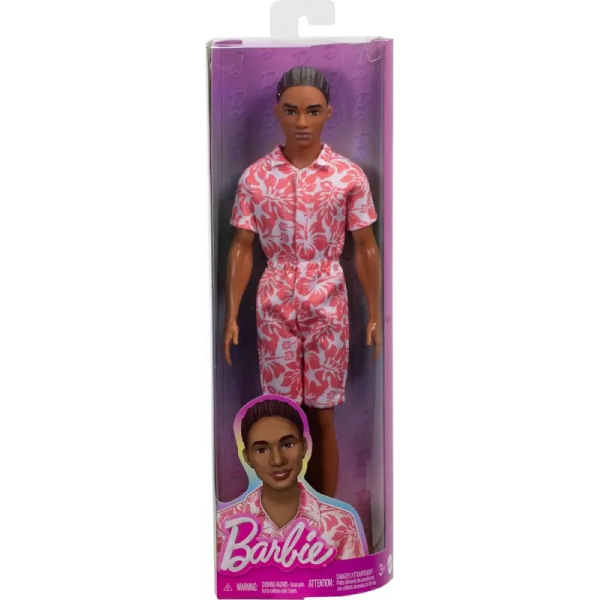 Ken Fashionista Mulato Pelo Trenzas Mono Flores Mattel HYT99