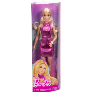 Barbie Fashionista Vestido Rosa Metalizado Mattel HYT88