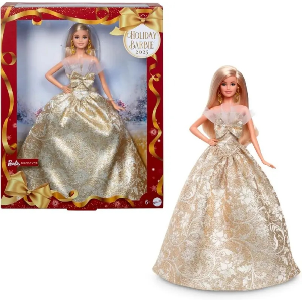 Barbie Holiday 2025 Rubia Mattel JBH95