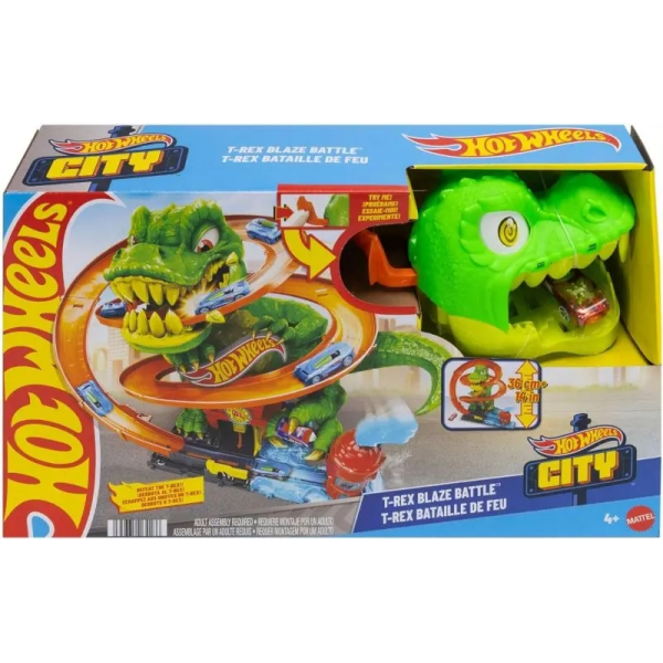 Hot Wheels T-Rex Batalla en Llamas Mattel JBM73