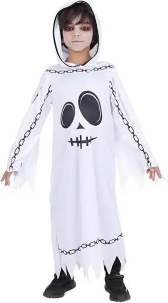 16175-1.png Disfraz Fantasma Encadenado Talla XXS para niños de 3-4 años Rubies 8995