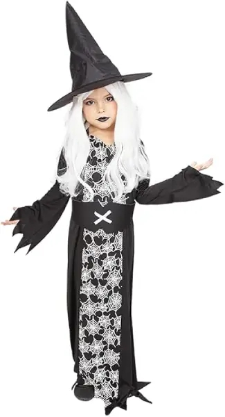 16178-1.png Disfraz Telebruja Talla M para niños de 9-10 años Rubies 8963