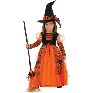 Disfraz Bruja Brillante Talla M para niños de 5-7 años Rubies 510567