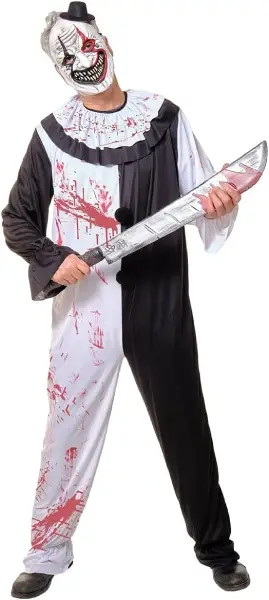 16184-1.png Disfraz Payaso Despiadado Talla Unica Adulto Rubies 8918