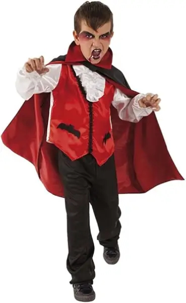 16185-1.png Disfraz Conde Dracula Talla T para niños 1-2 años Rubies 8309