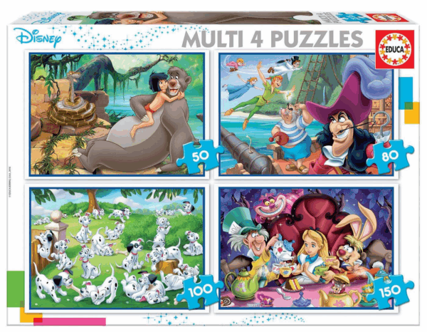 Multi 4 puzzles clasicos disney Educa 18105