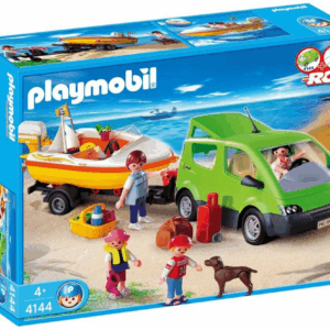 Coche familiar con remolque playmobil 4144