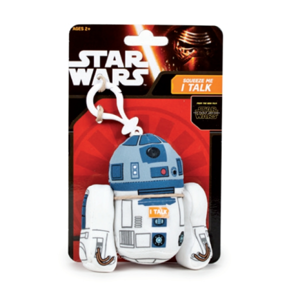 Star wars llavero peluche con sonido r2d2 famosa