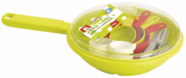 Sarten con accesorios comiditas colores surtidos ecoiffier