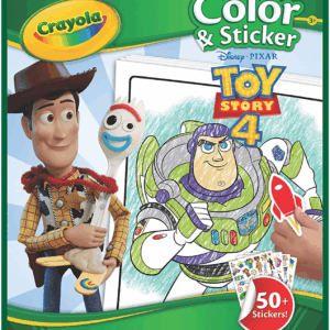 Libro para colorear + stickers toy story Crayola