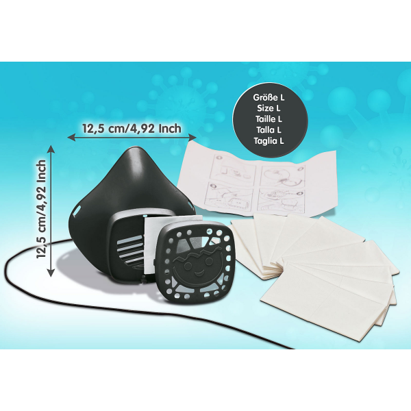 Mascarilla playmobil negra talla l 70740