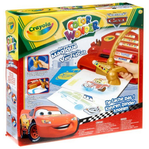 Cars color wonder aerografico crayola