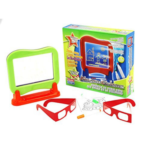 Magna color pizarra 3d que brilla en la oscuridad Falomir