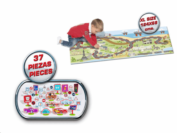 Alfombra cars xl racing city molto