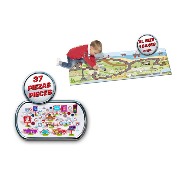 Alfombra cars xl racing city molto