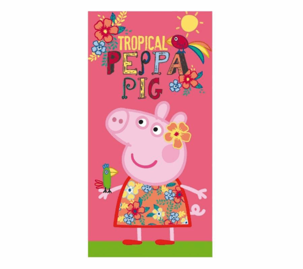 Toalla de terciopelo peppa pig
