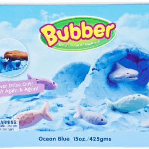 Bubber pasta para moldear azul que no se seca import