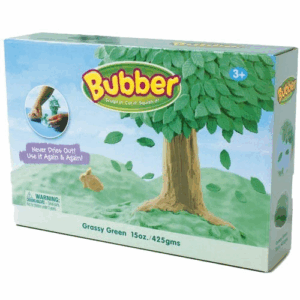 Bubber 425 gr pasta para moldear verde que no se seca import
