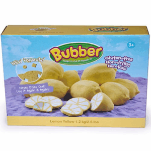 Bubber 425 gr pasta para moldear amarilla que no se seca import