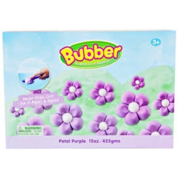 Bubber 425 gr pasta lila de moldear que no se seca import