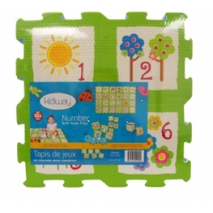 Losetas numeros foam 24 losetas import