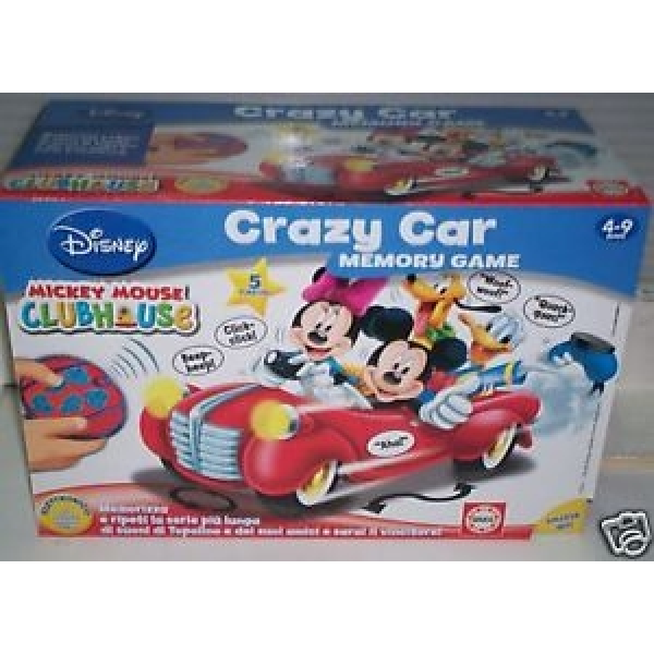 Crazy car memory game mickey mouse eletronico educa