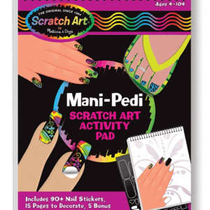 Scratch art block mani-pedicura melissa doug
