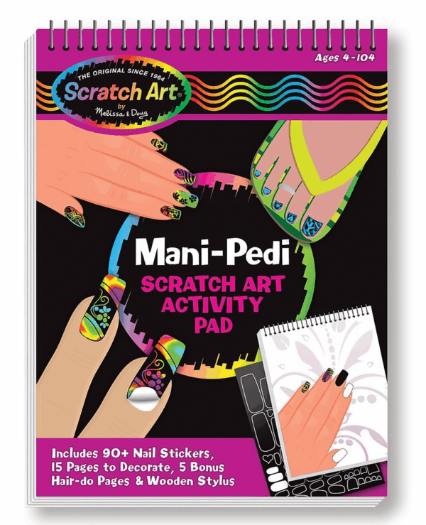 Scratch art block mani-pedicura melissa doug