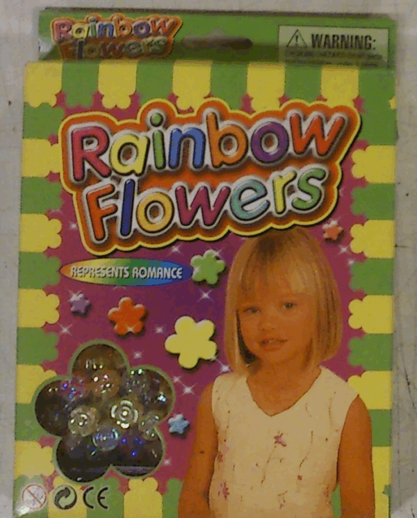 Cuentas de flores de colores para collares rainbow gifts import