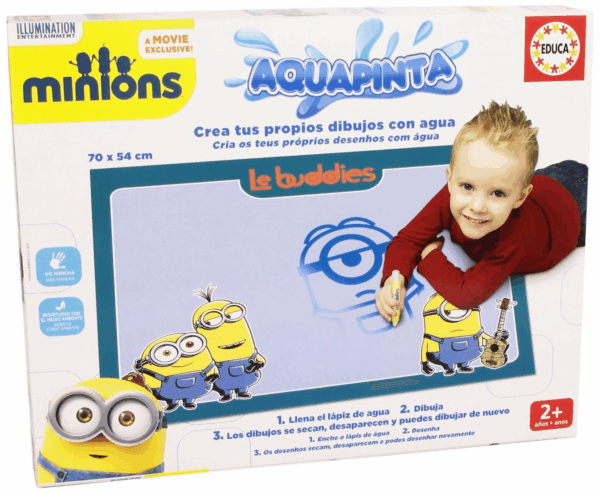 Pizarra aguapinta minions educa