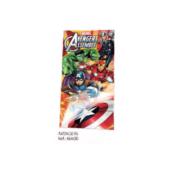 Toalla terciopelo avengers import