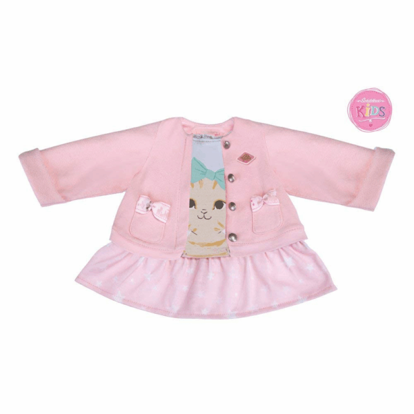 Vestido y chaqueta para muñecas 42 cm