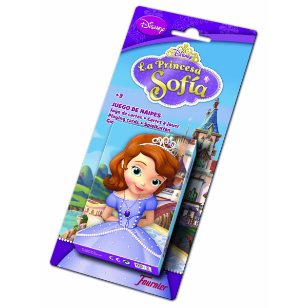 Princesa sofia juego de naipes infantil fournier