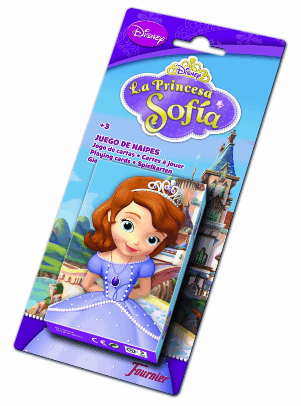 Princesa sofia juego de naipes infantil fournier