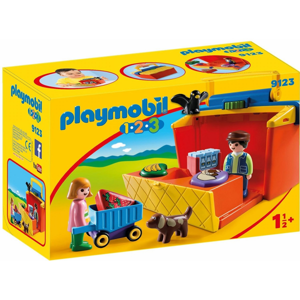 Mercado maletin 123 playmobil 9123