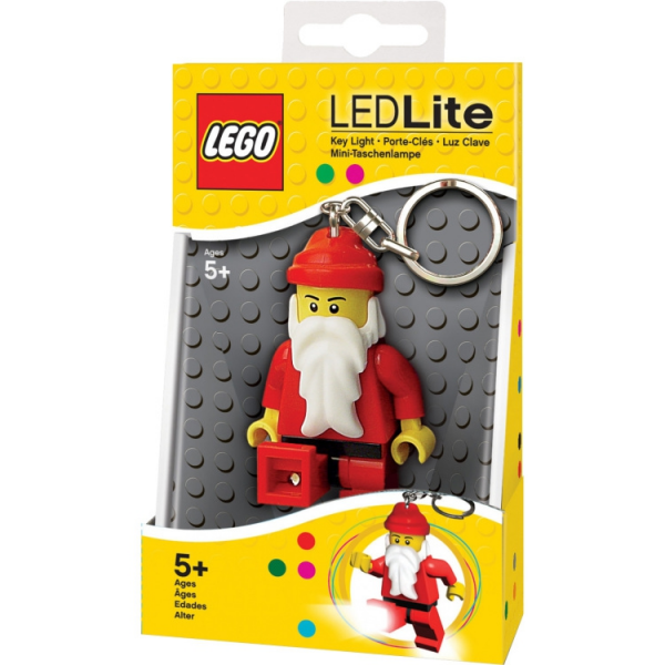 Linterna led papa noel llavero lego ledlite iq50581