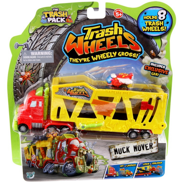 Trash wheels camion de transporte muck mover giochi