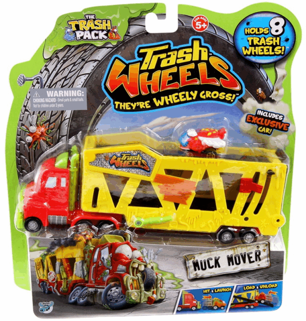 Trash wheels camion de transporte muck mover giochi