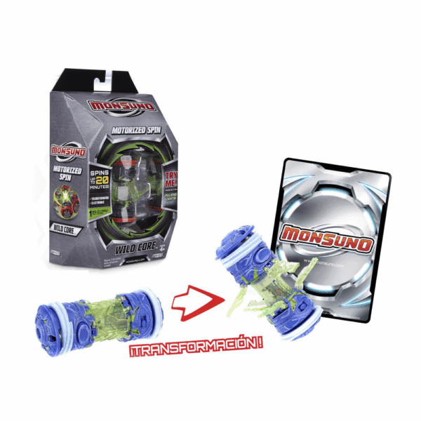 Storm rush monsuno wild core de luxe motorizado con luz giochi