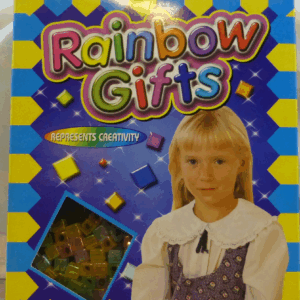 Cuentas de cubos de colores para collares rainbow gifts import