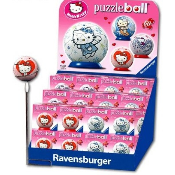 Puzzle hello kitty puzzle redondo 60pcs 7cm diametro modelos surtidos ravensburger