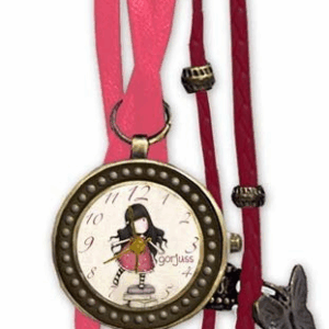 Reloj gorjuss vintagepulsera granate