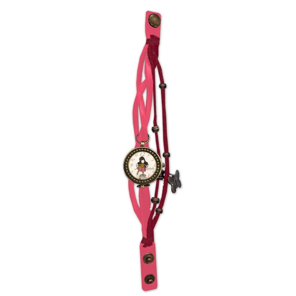 Reloj gorjuss vintagepulsera granate