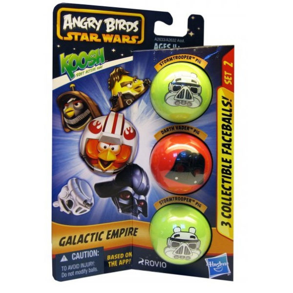 Angry birds galactic empire star wars koosh hasbro