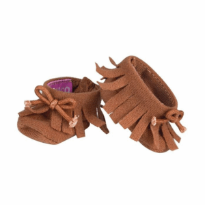 Nenuco accesorio zapatitos marrones y diadema famosa