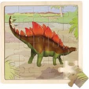Stegorsaurus dinosauria puzzle 20 piezas wild republic